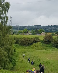 picture of people walking in the countryside