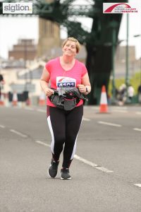 In preparation for the Great North Run, Rachael took part in the Sunderland Half Marathon.